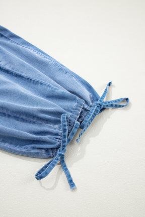 Everyday Staple Drawstring Denim Pants