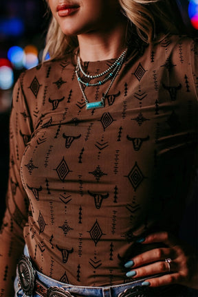 Long Live Cowgirls Mesh Top