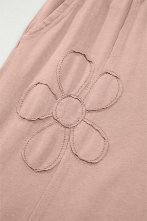 Boho Blooms Buckskin Flower Patch Mineral Washed Pants