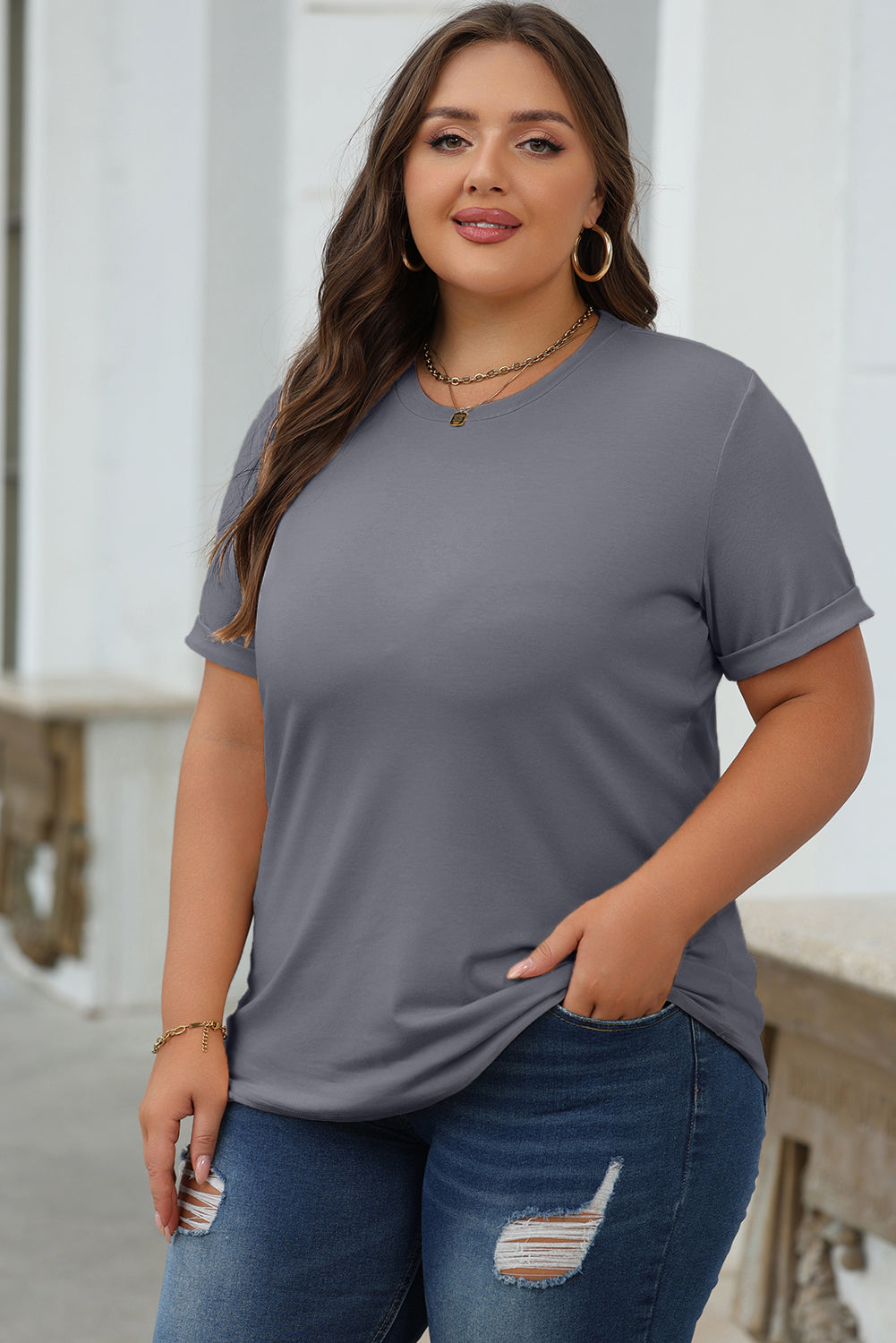 The Perfect Tee Gray