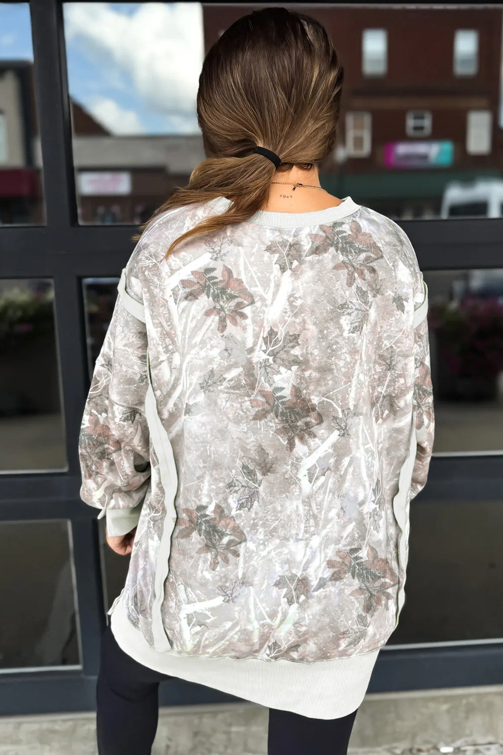 Seek The Moment Camo Sweatshirt