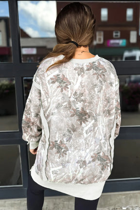 Seek The Moment Camo Sweatshirt