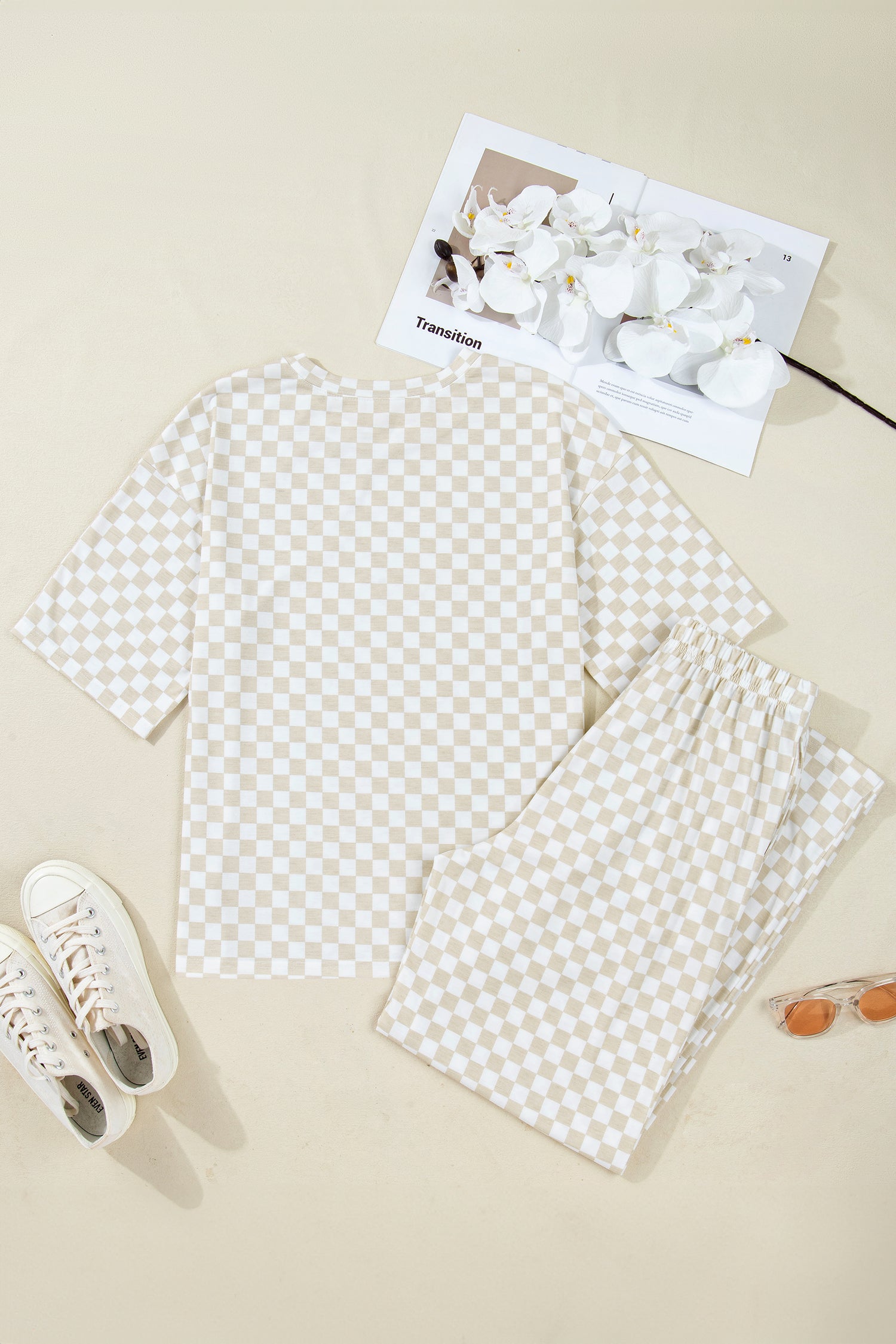 Everything In Check 2pc Lounge Set