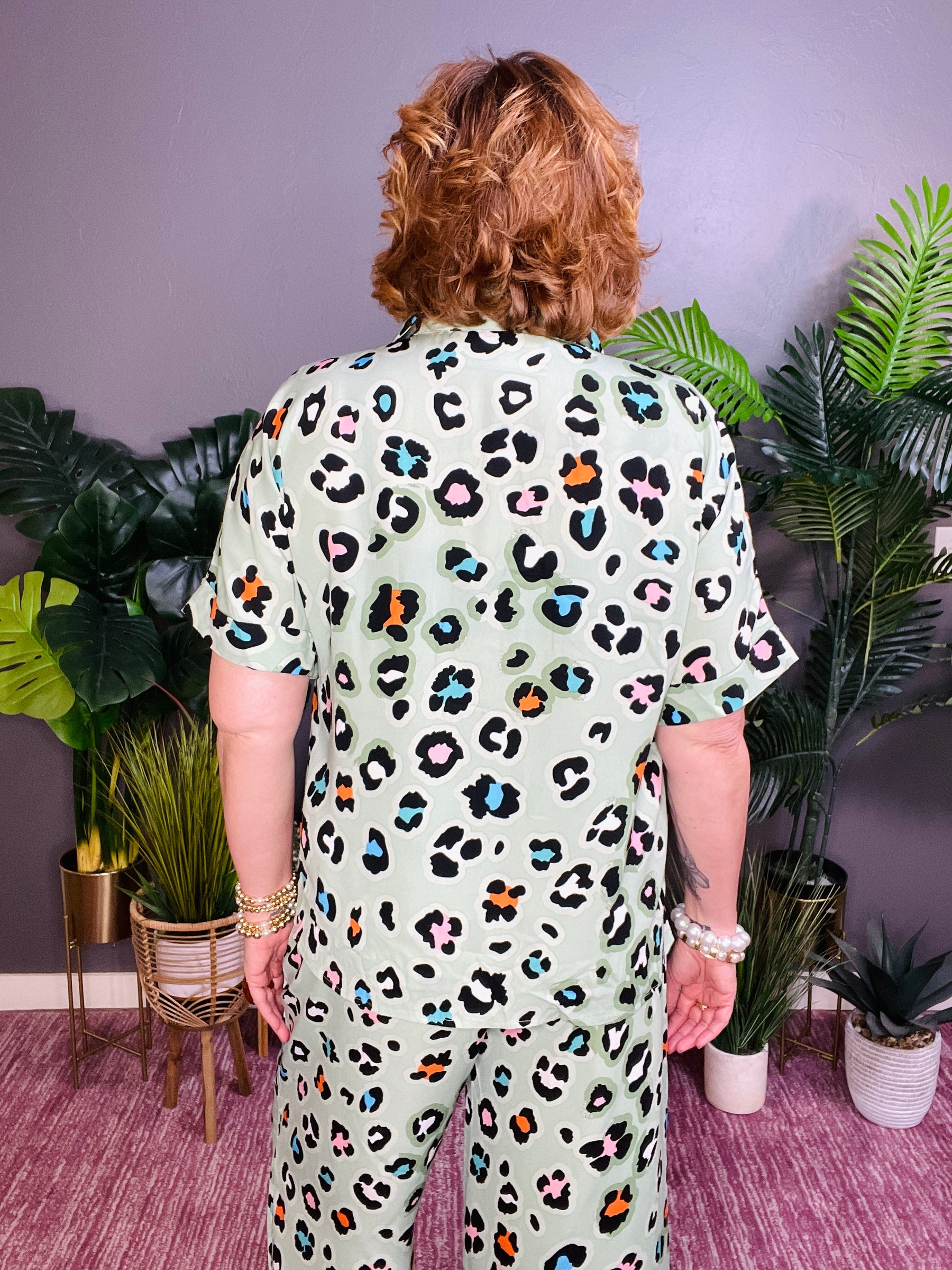 Savage Meets Chic Top and Pants Set