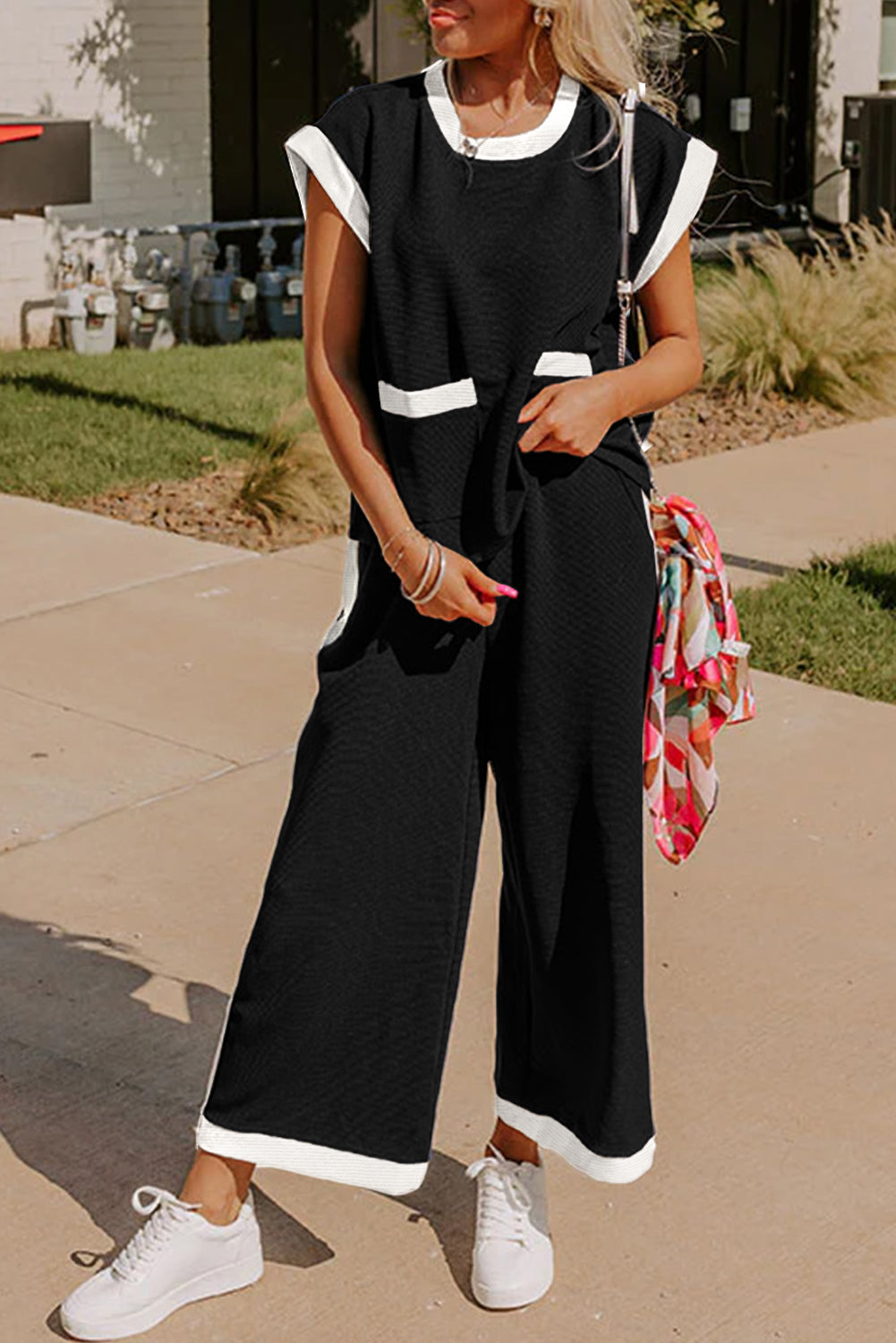 Beach Club Beauty Top And Pant Set (2 Colors)