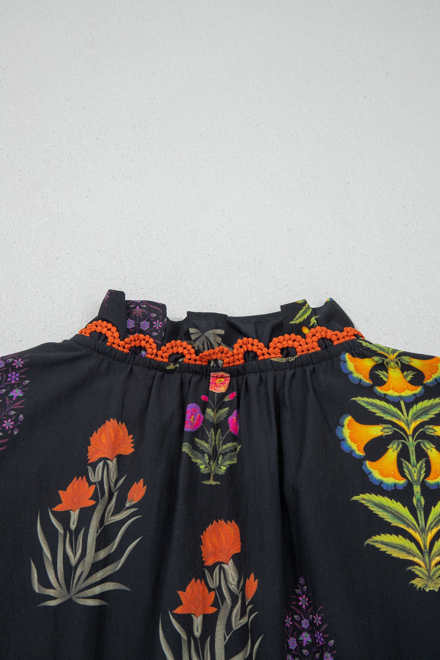 Garden Splash Floral Print Top