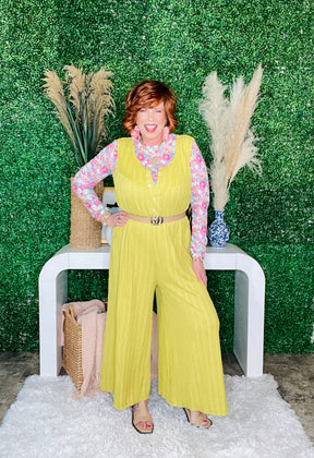 Morning Vibes Avocado Jumpsuit - R010AV