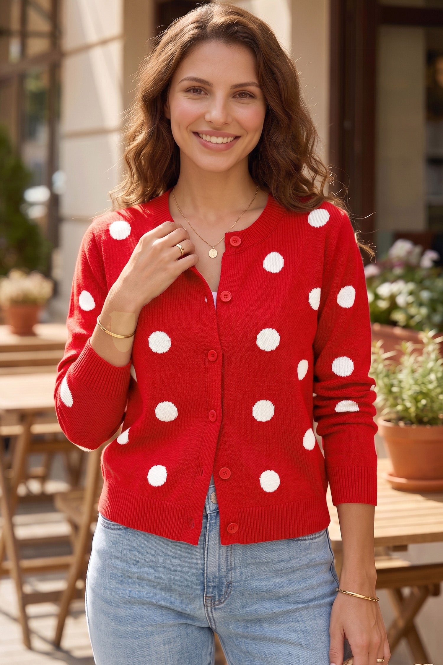 Happy Little Thing Polka Dot Cardigan (3 Colors)