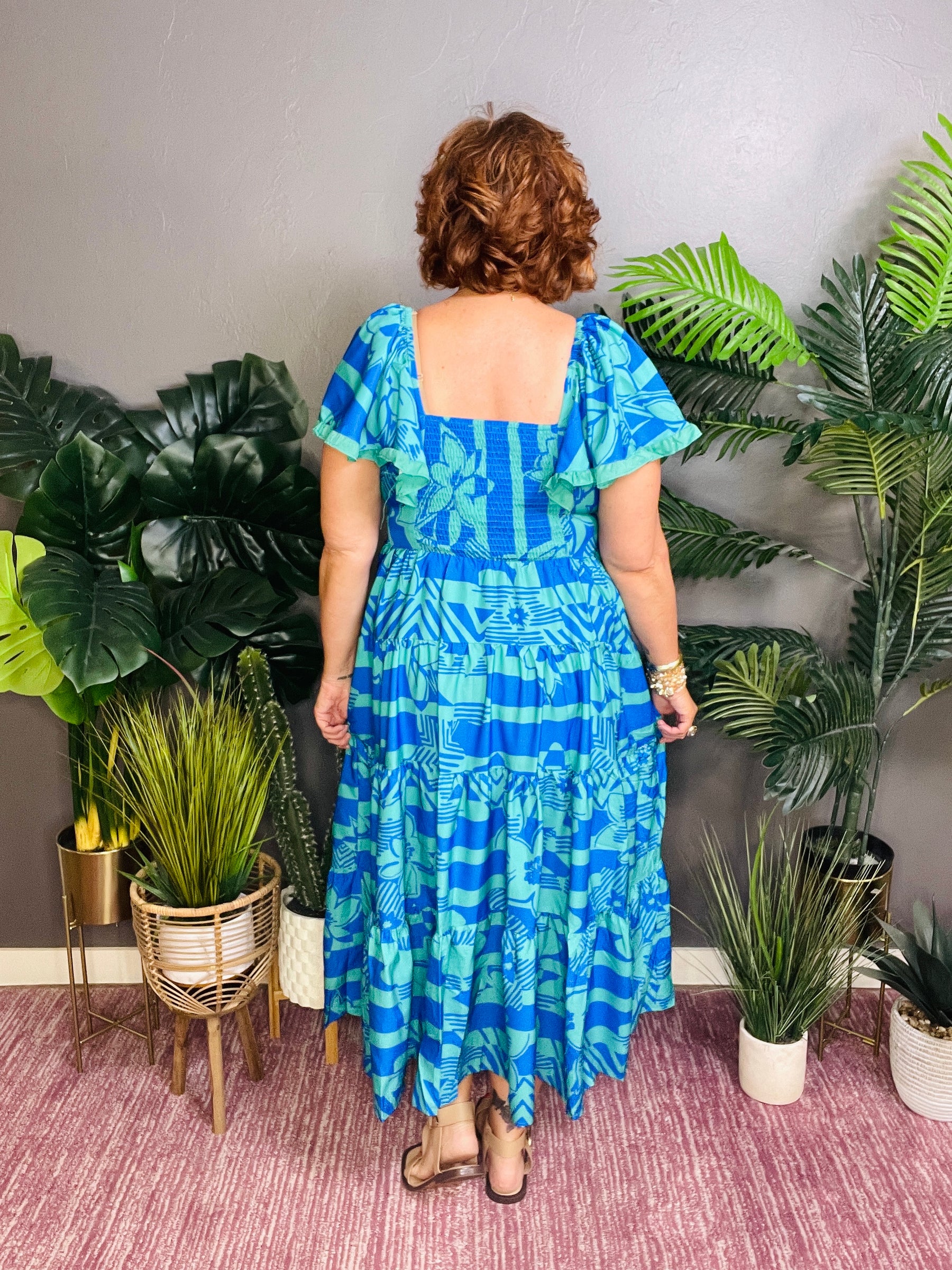 In The Palms Maxi Dress - DR079BL