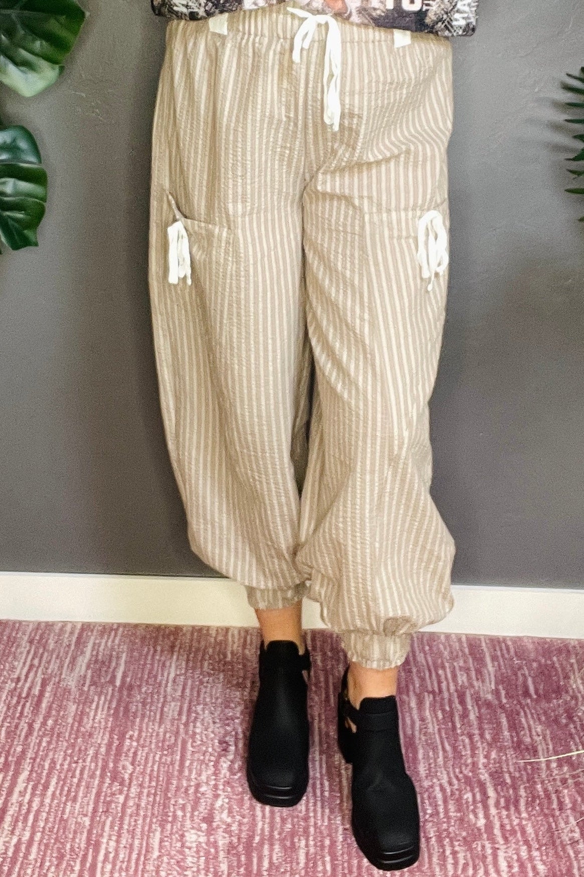 Bows For Days Lantern Pants - P002TA
