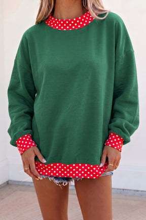 Something About Her Polka Dot Sweatshirt (9 Colors)