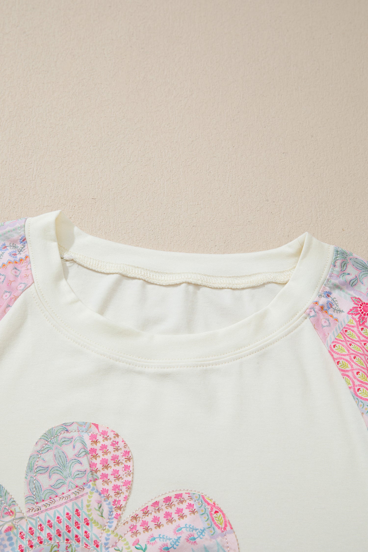 Day To Day Floral Patchwork Top