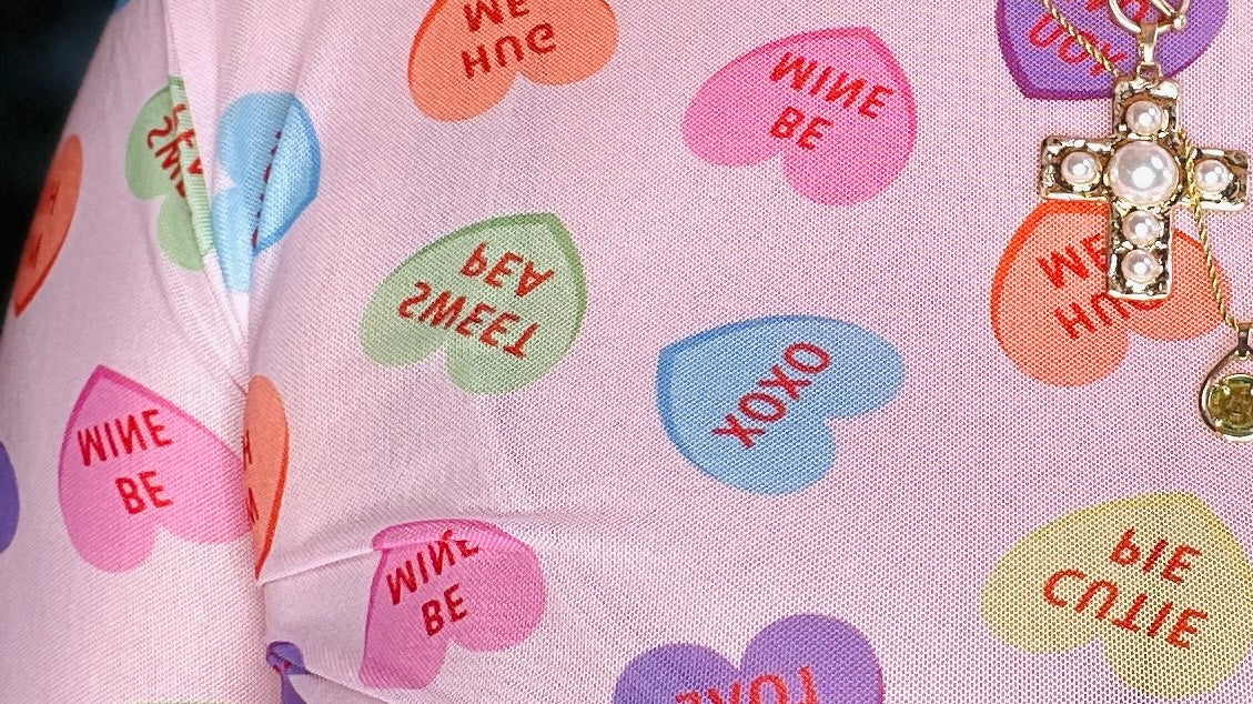 Candy Heart Mesh Top - S260CAN