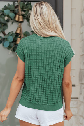 Green With Envy Sweater Top