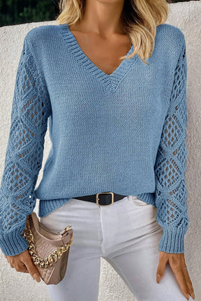 Forever Favorite Pointelle Knit Sweater (3 Colors)