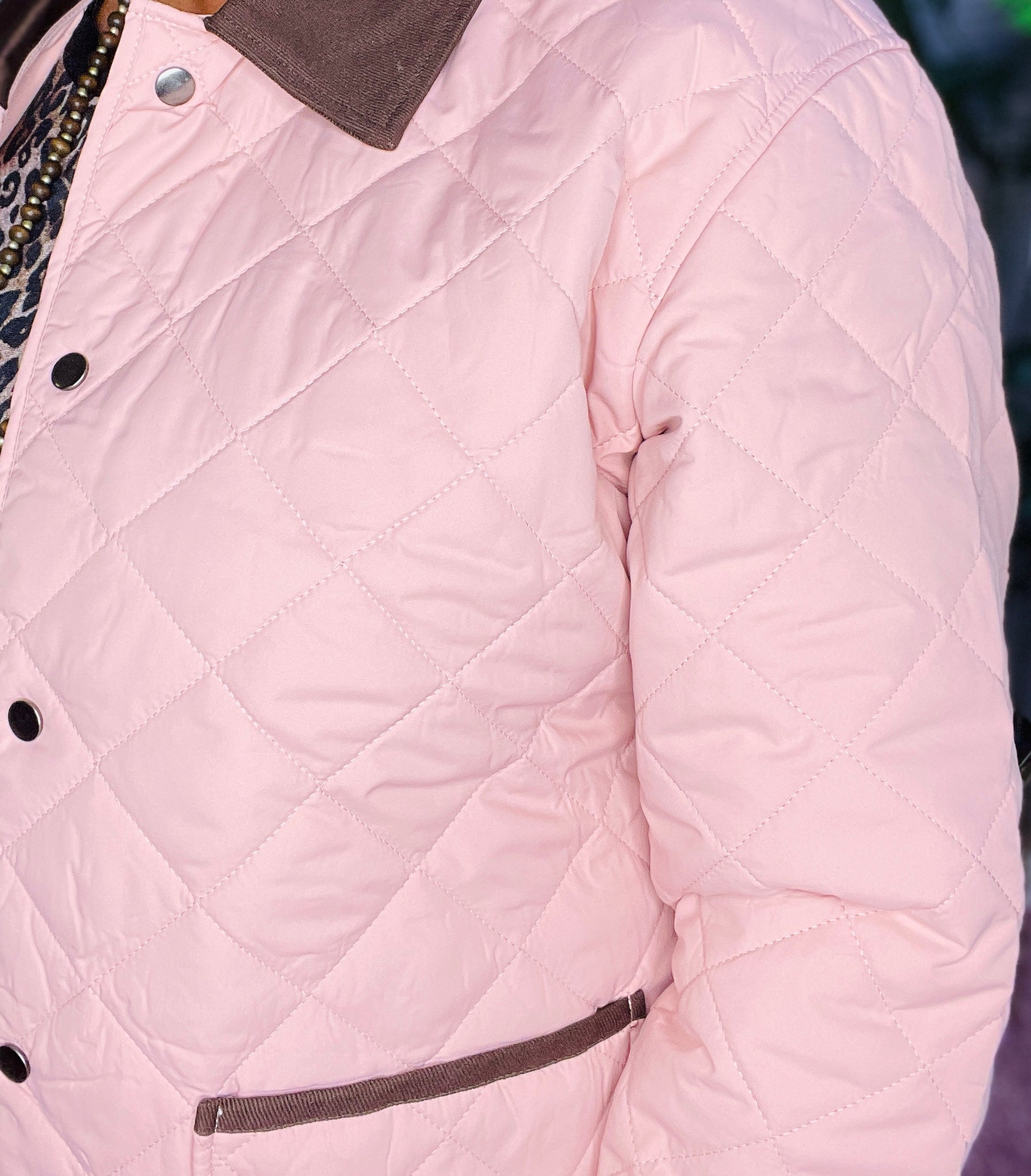 Fashion Cover Girl Pink Quilted Jacket - OT009PK