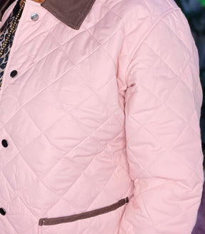 Fashion Cover Girl Pink Quilted Jacket - OT009PK