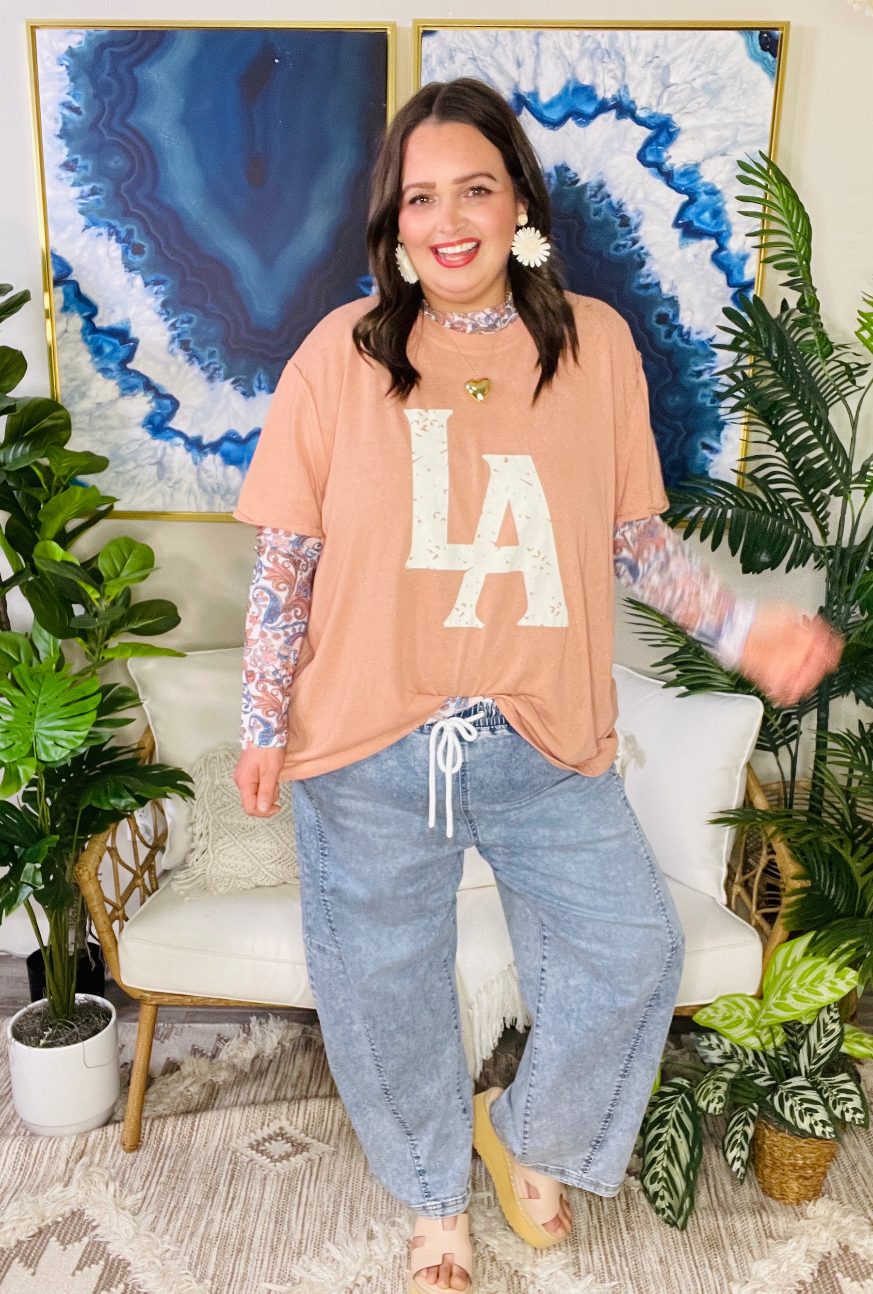 Venice Vibe Relaxed Tee - S966BS