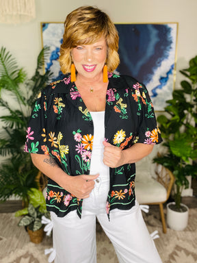 Evening In Bloom Top - S801BK