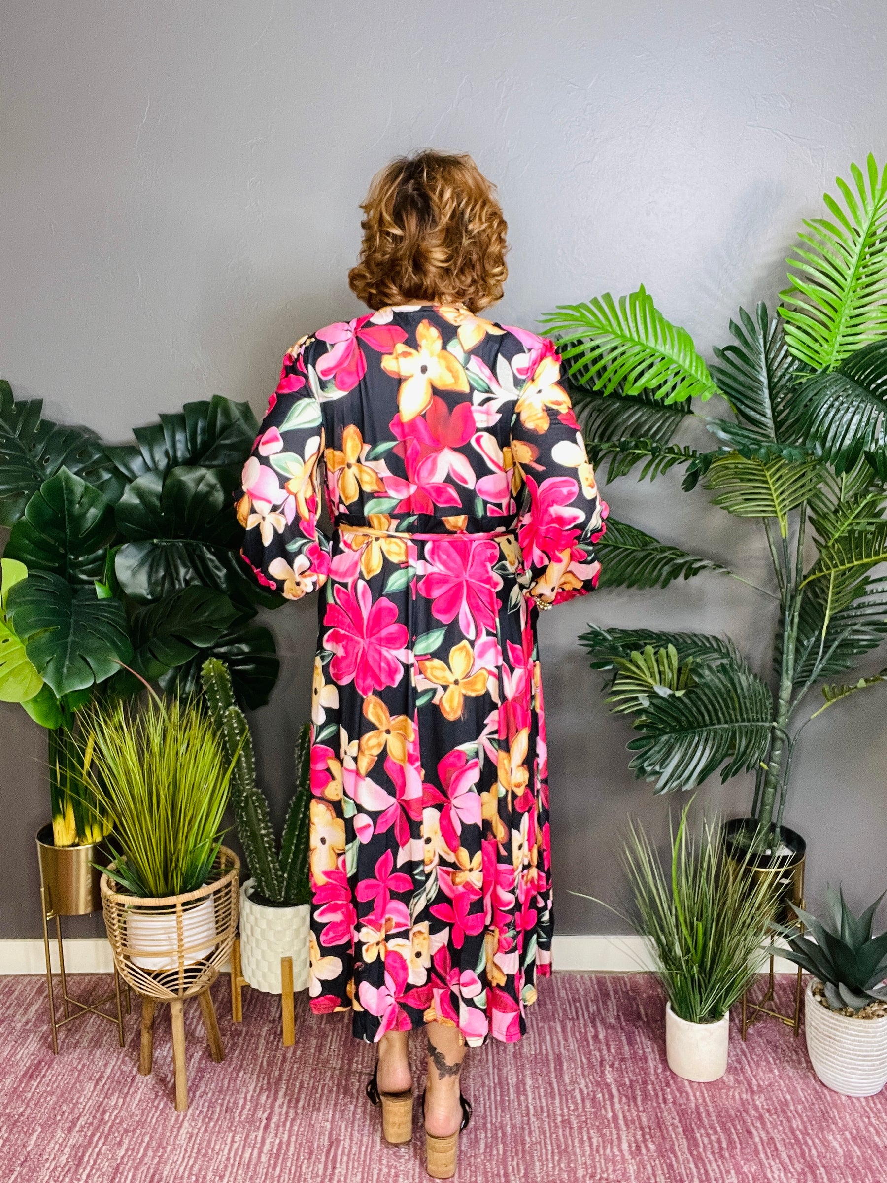 Ready To Grow Floral Maxi Dress - DR064MU