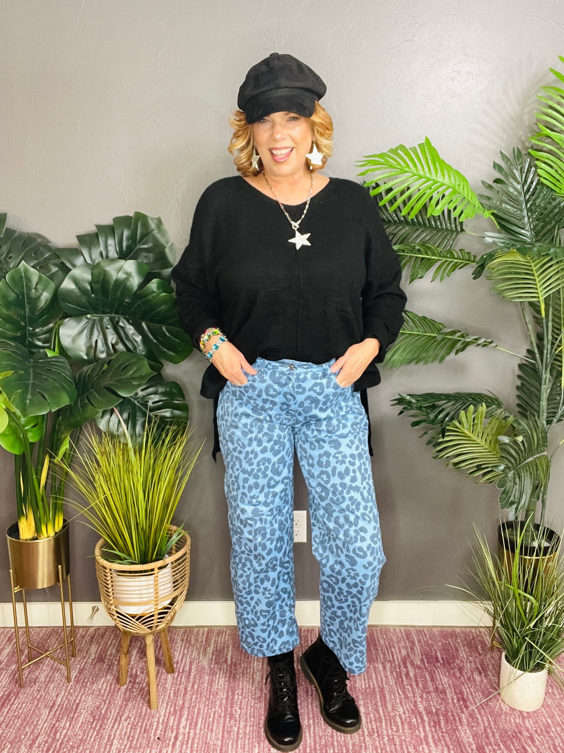 Let It Be Wild High-Waisted Relaxed Fit Jeans