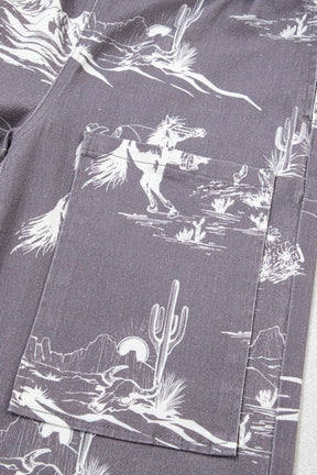 Honky Tonk Honey Gray Wild West Jeans