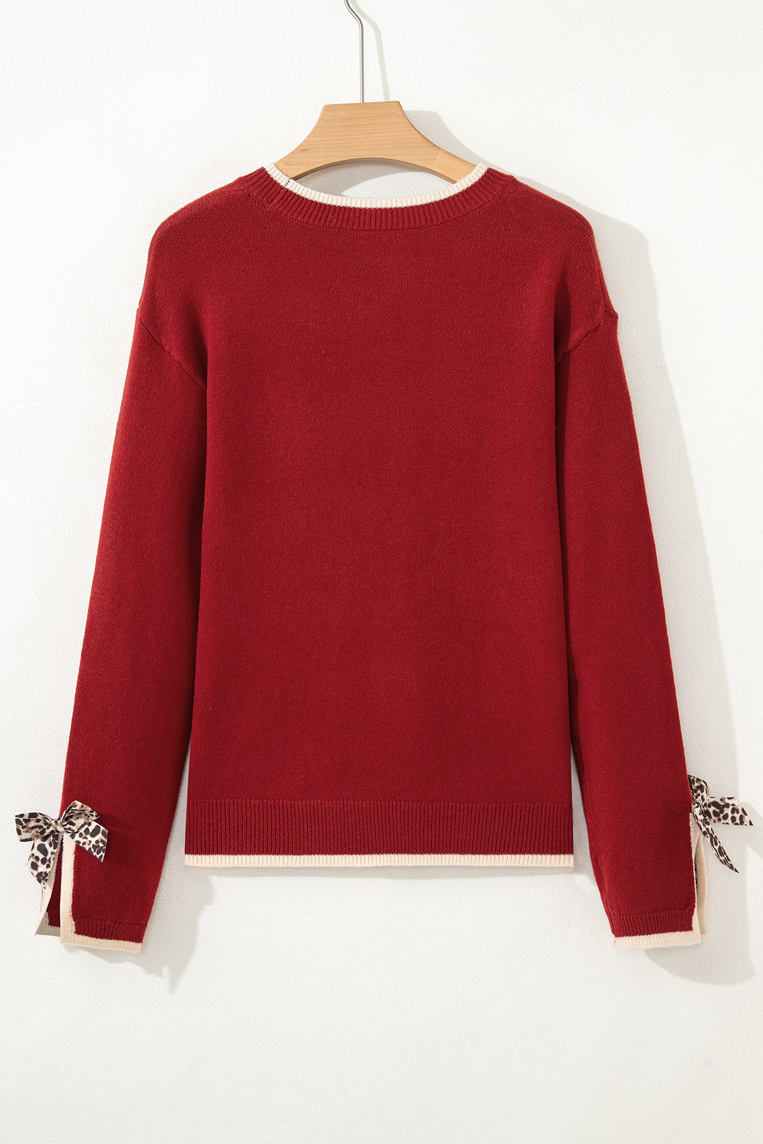 Bow Obsessed Red Sweater