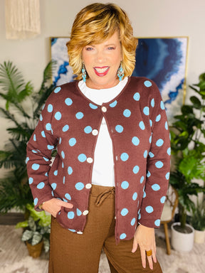 Digging The Dots Cardigan