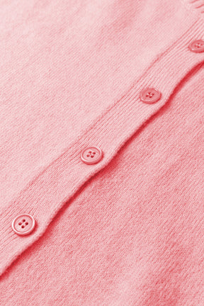 Easy To Style Peach Knit Sweater Cardigan