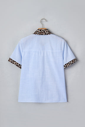 Wild For Stripes Sky Blue Top