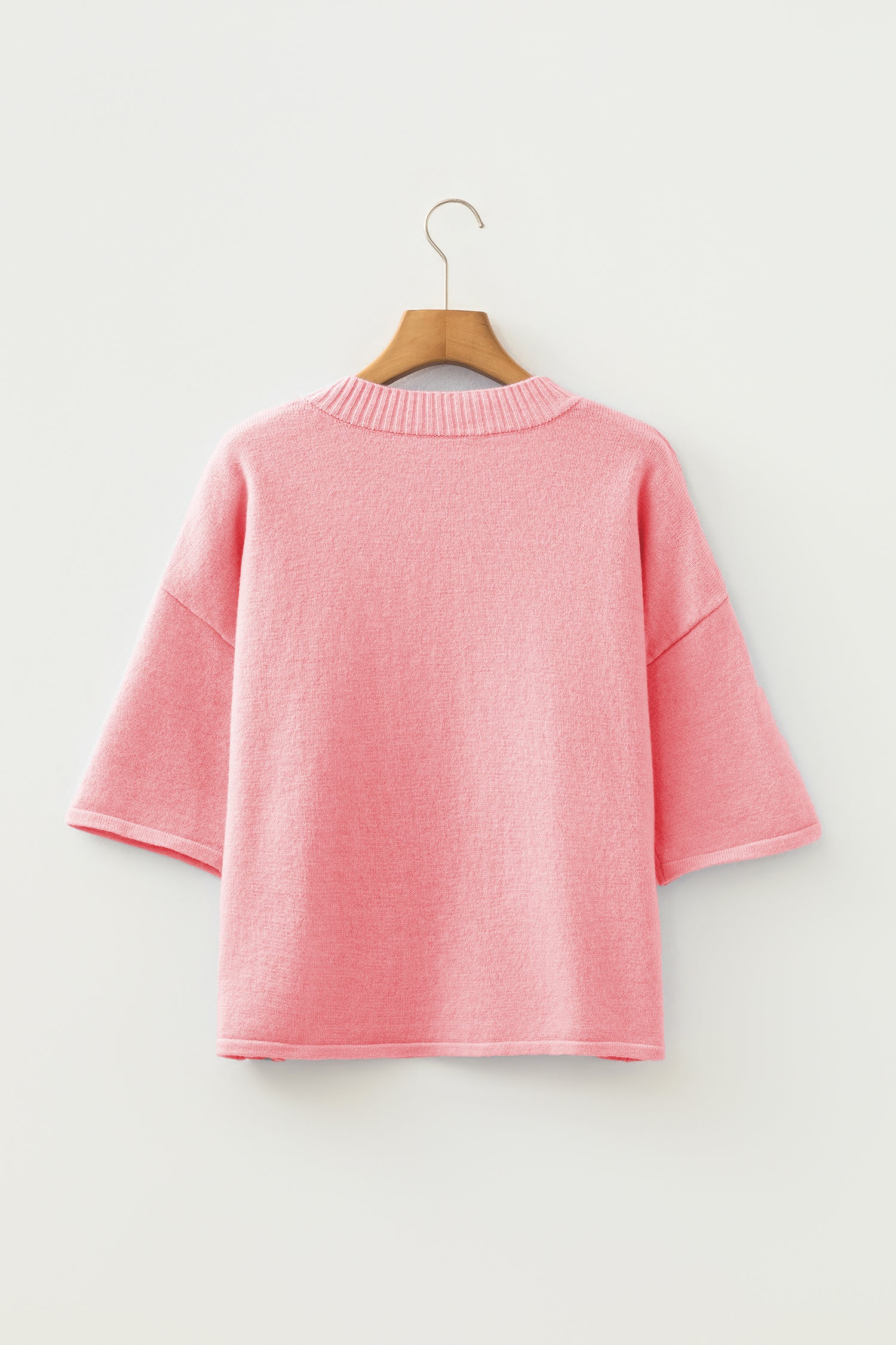 Easy To Style Peach Knit Sweater Cardigan