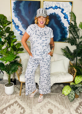 Right On Target Camo Top And Pant Set