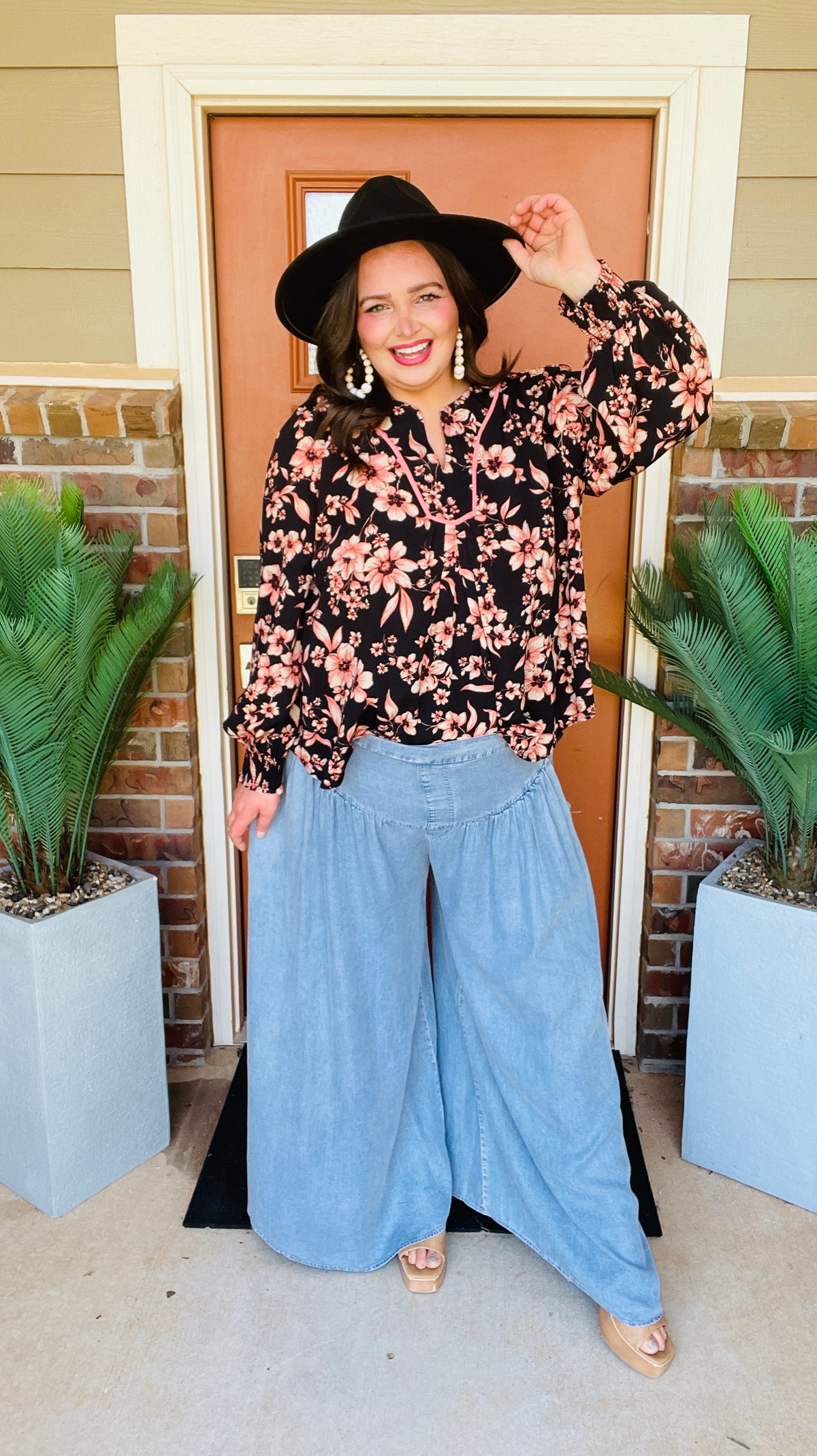 Country Rose Top - S920BK
