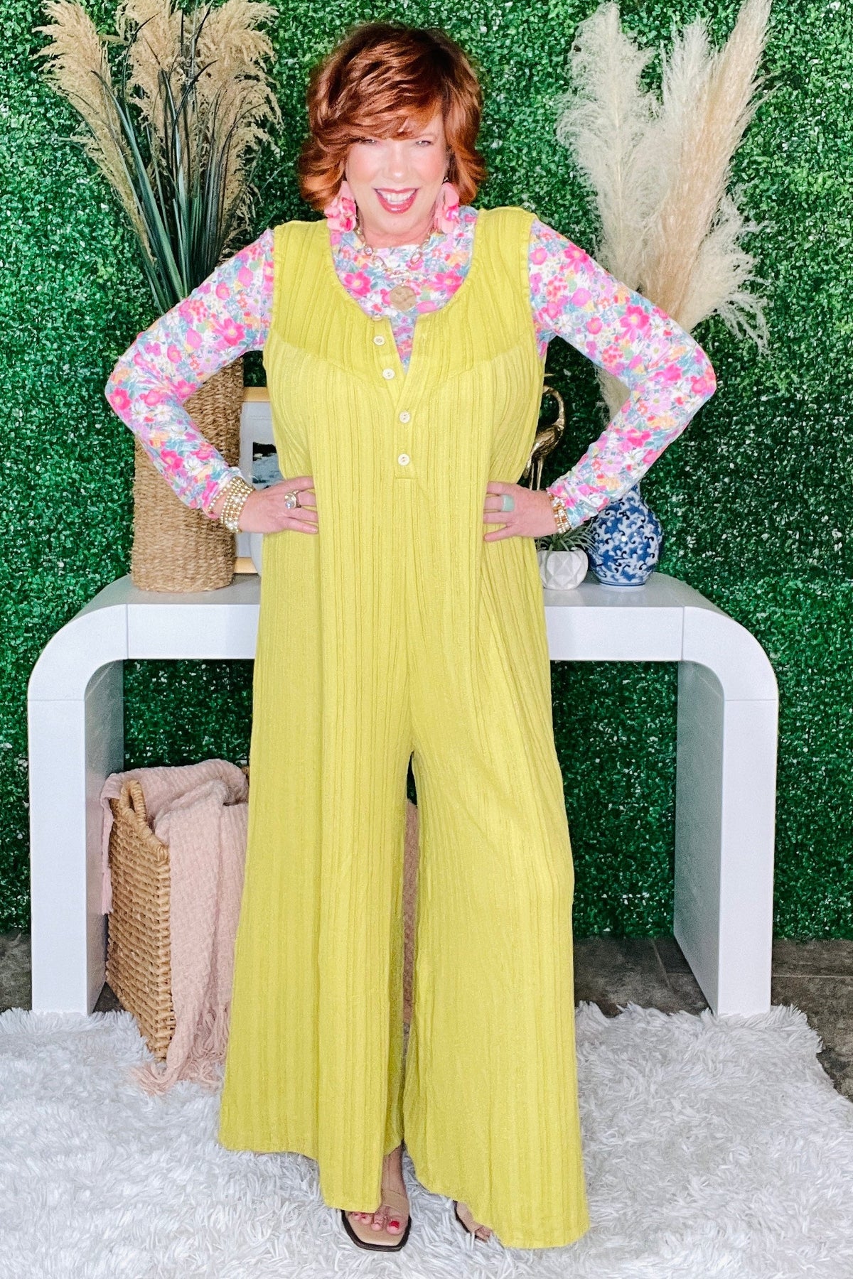 Morning Vibes Avocado Jumpsuit - R010AV