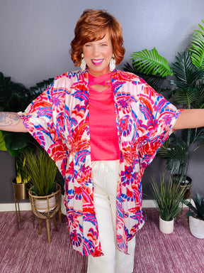 Made For You Cream Mix Kimono - OT157CM