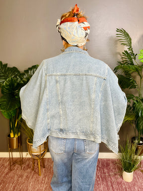 Blue jean Beauty Oversized Jacket - OT032DN