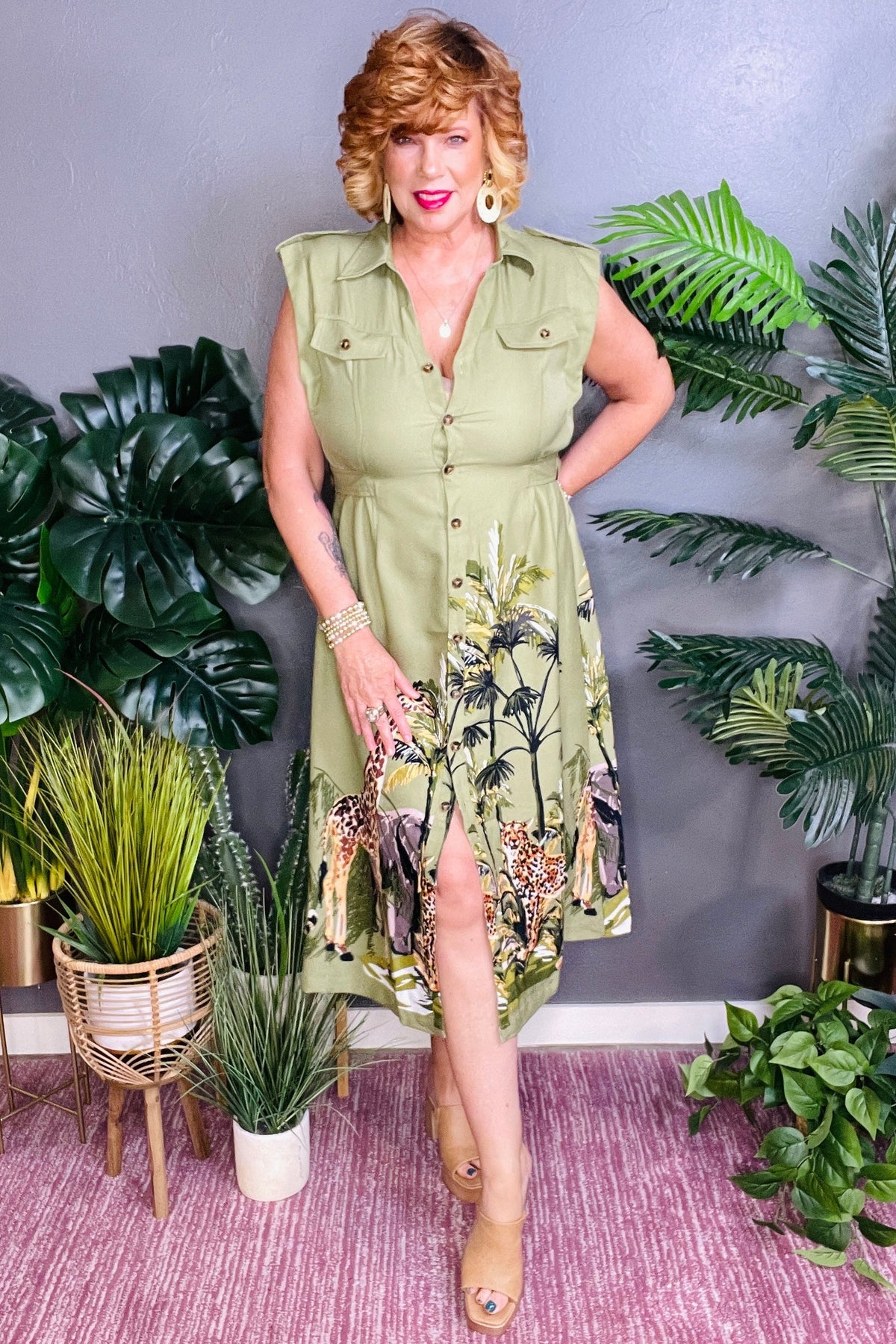 On Safari Dress - DR137OL