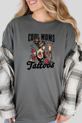 Cool Moms Have Tattoos Graphic Tee