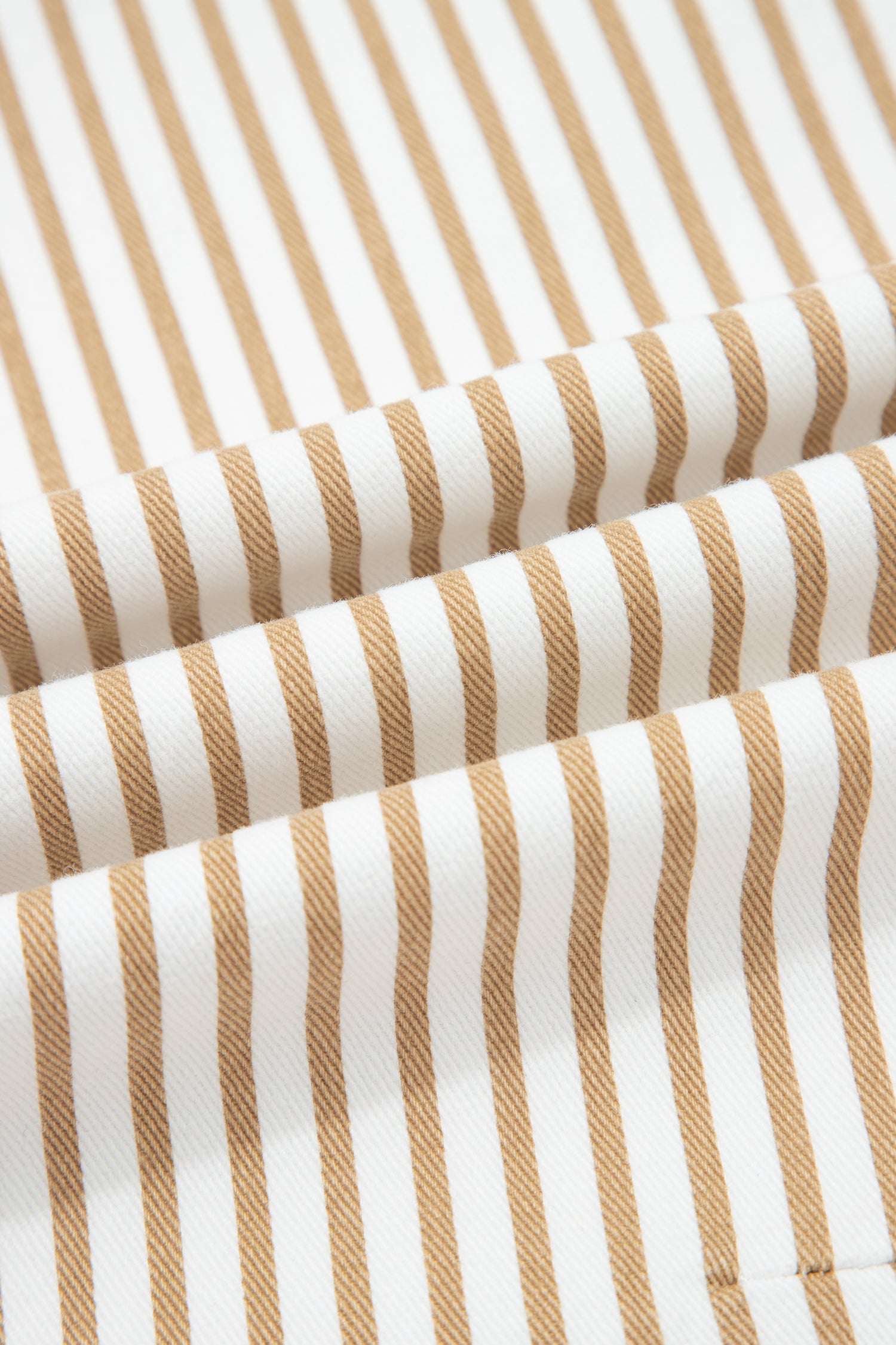 Just Feels Right Khaki Stripe Casual Barrel Jeans