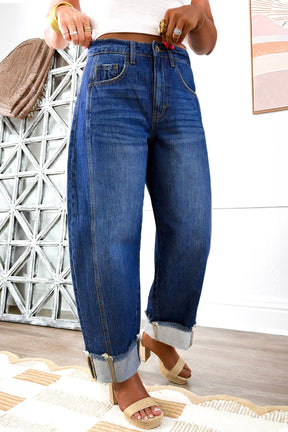 Turn It Up Ankle-length Jeans (2 Colors)