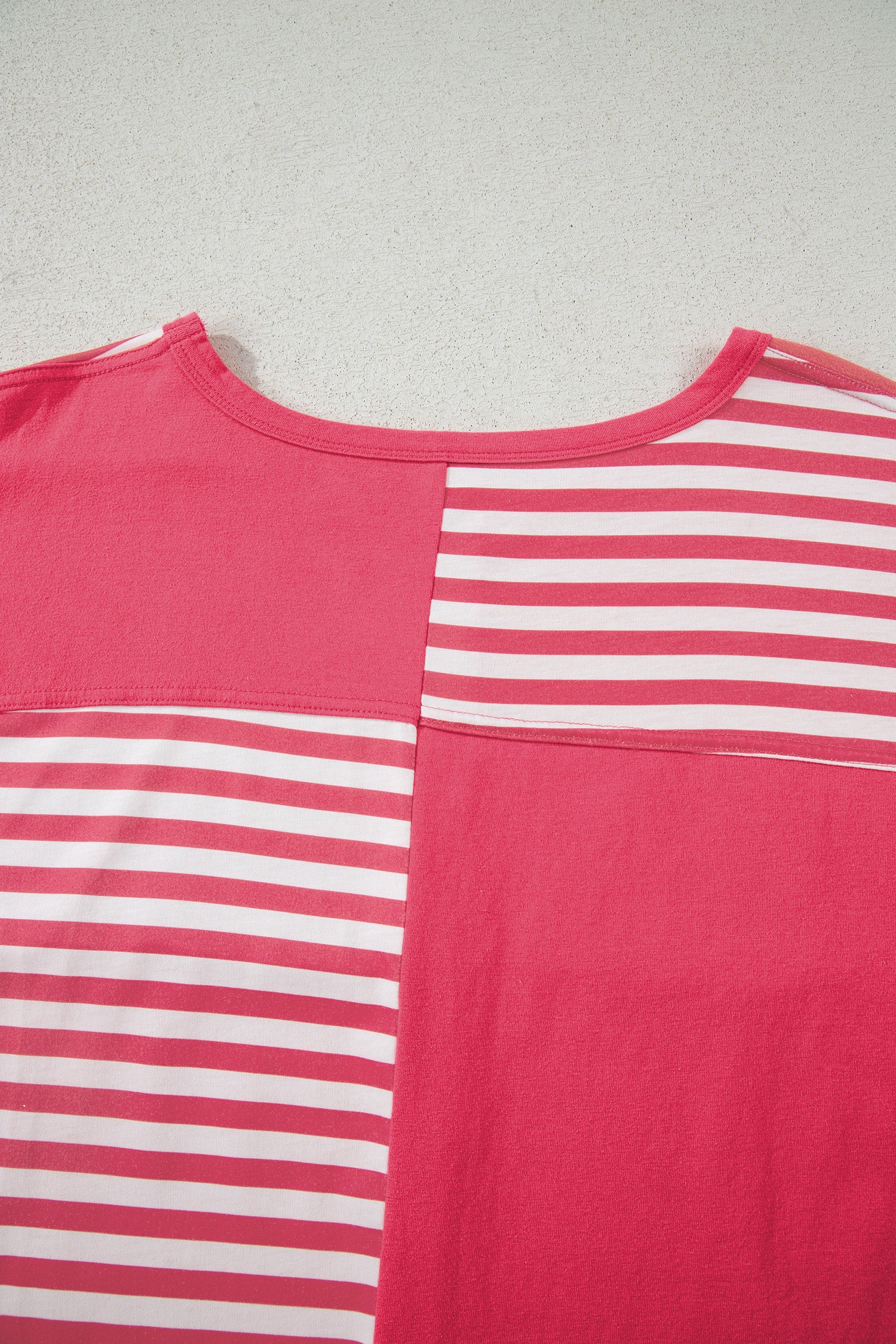 Stripe A Pose Colorblock Top