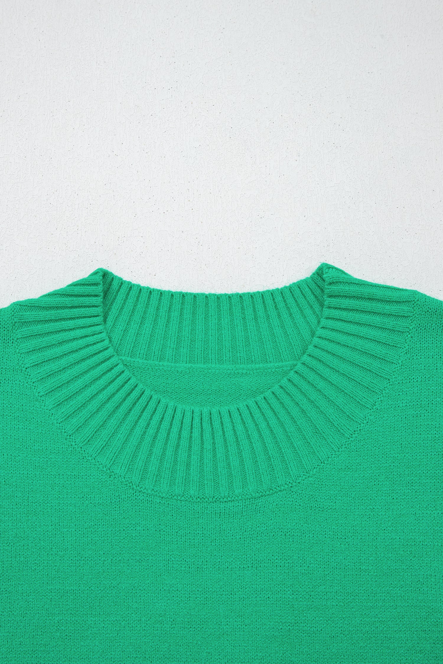 Daily Classic Green Ruffle Sleeve Top