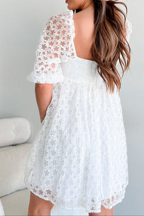 Classy By Nature Lace Empire Waist Dress