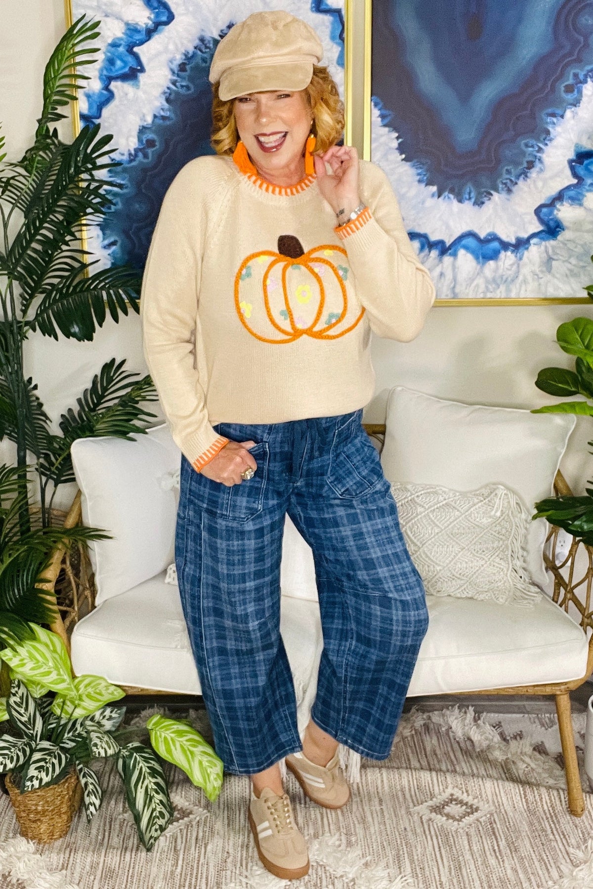 Country Pumpkin Sweater