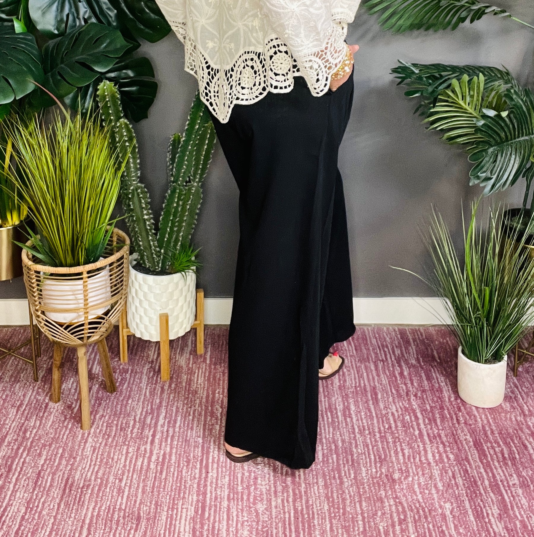 Down On Main Street Pants - P059BK