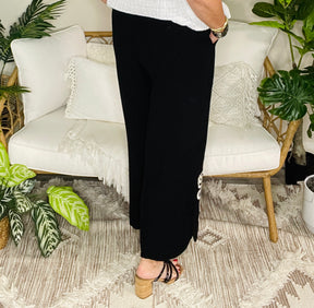 Wander And Wild Linen Embroidered Wide Leg Boho Pants