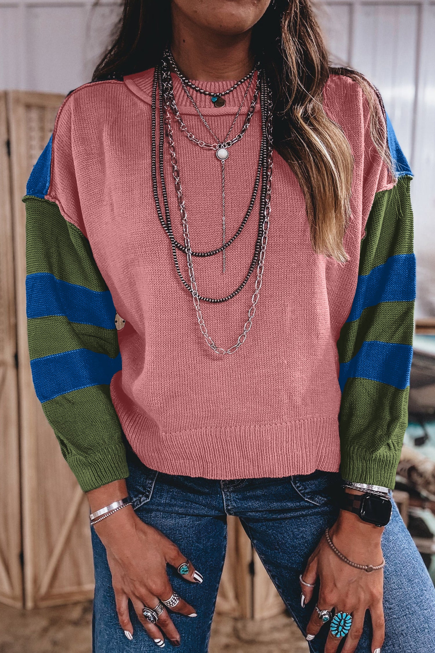 Mix It Up Colorblock Top