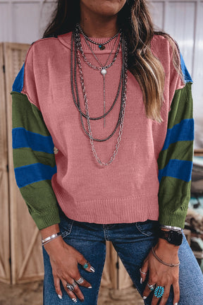 Mix It Up Colorblock Top