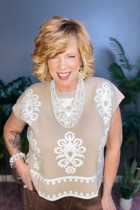 Just My Style Sweater Top - S115TA