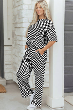 Style Check Black 2pc Set